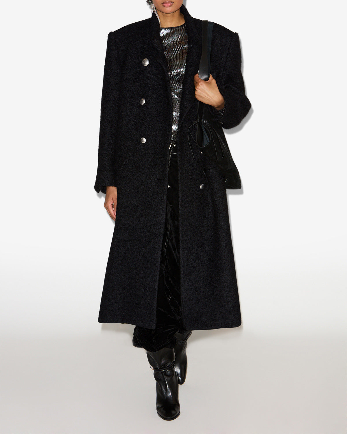 Giusa coat Woman Black 4