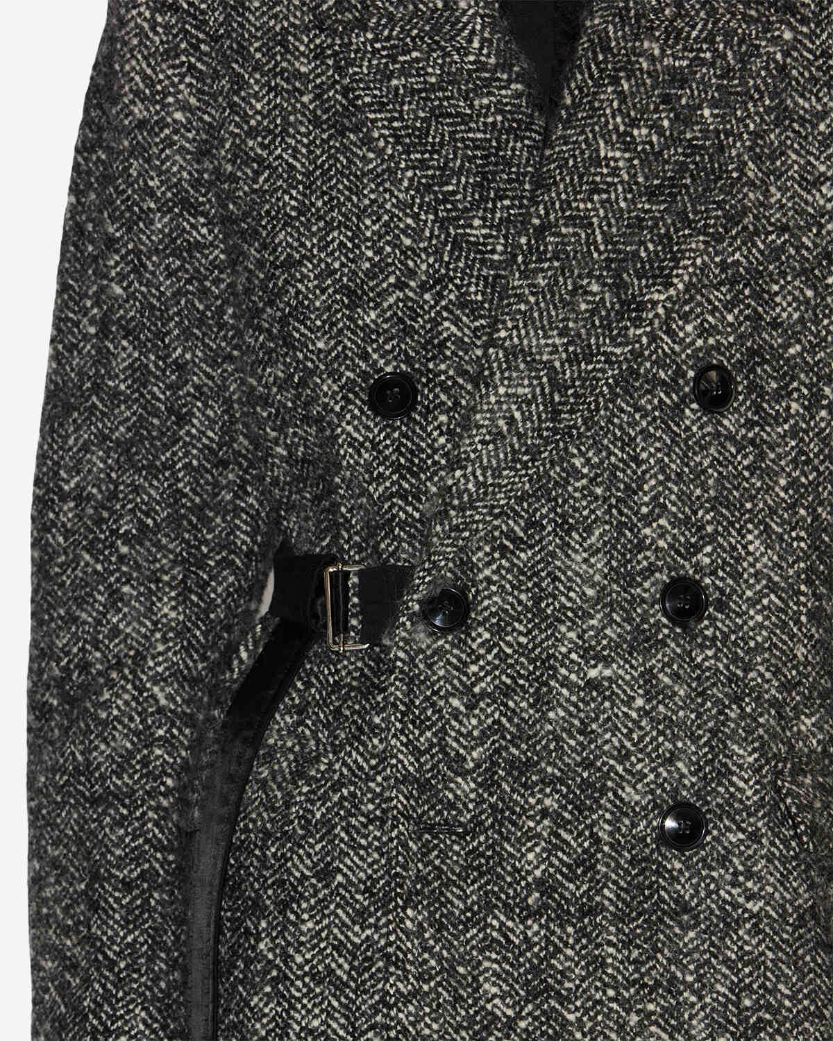 Cappotto ezzia Woman Black and ecru 2