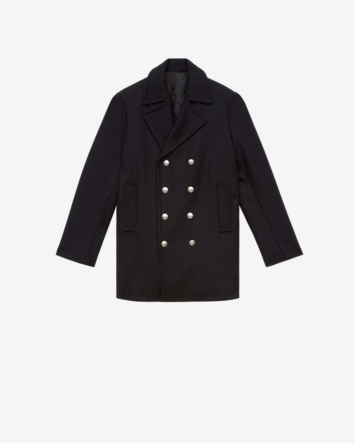 Wym wool and cashmere peacoat - Dark navy - Man - 5