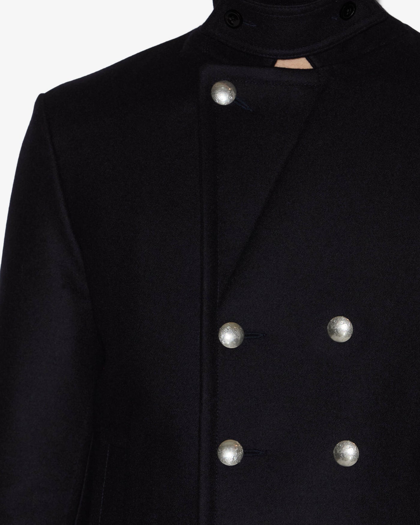 Wym wool and cashmere peacoat - Dark navy - Man - 2