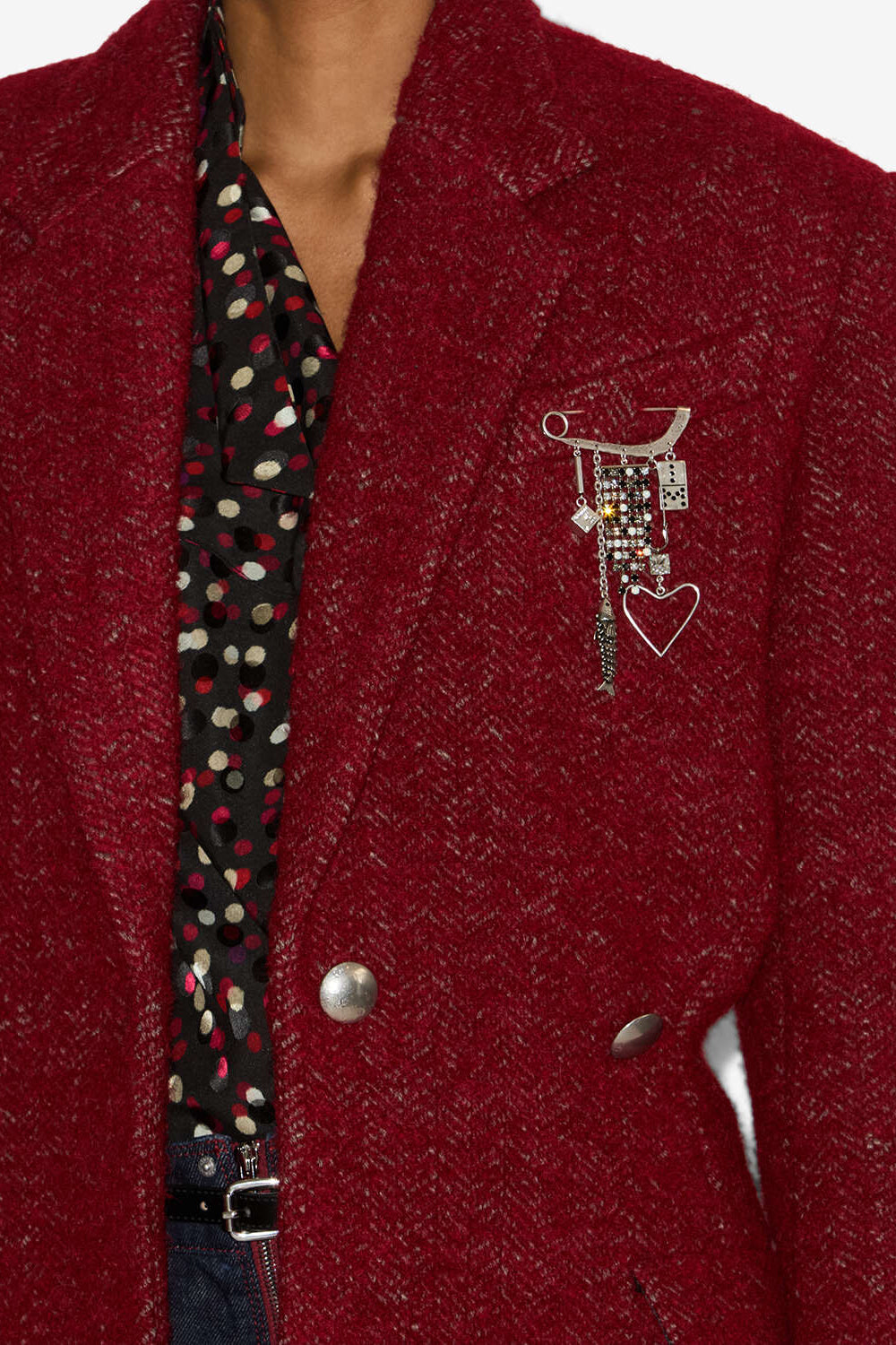 Gallie coat - Deep red - Woman - 3