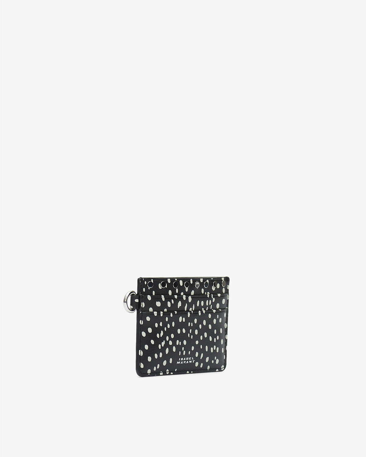 Porte-cartes card holder en cuir - Noir et écru - Woman - 3
