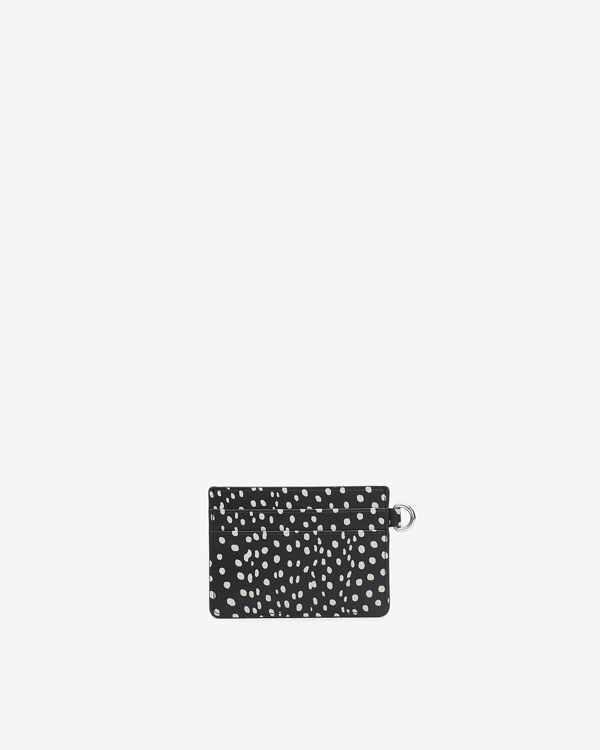 Porte-cartes card holder en cuir - Noir et écru - Woman - 2