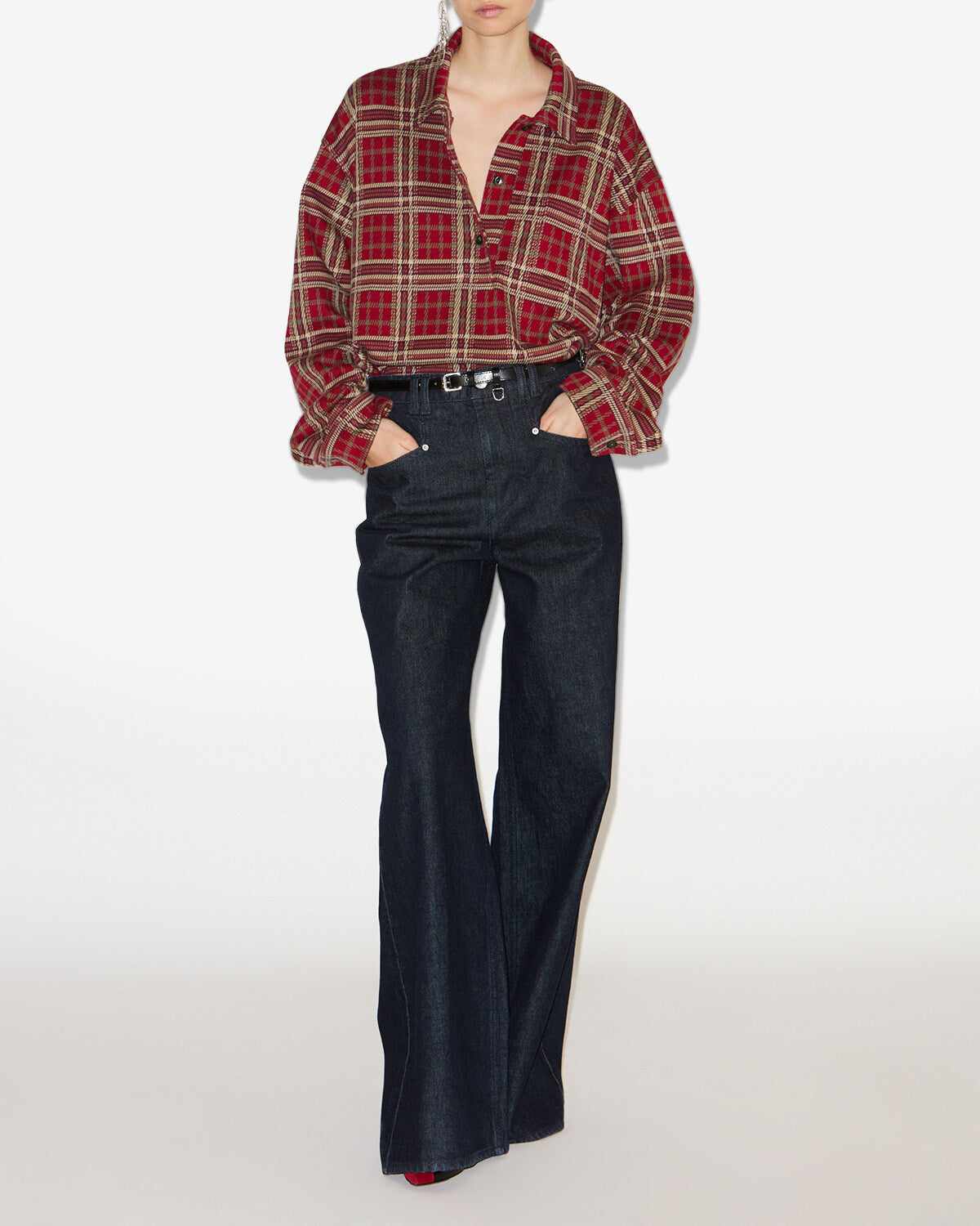 Lemony wide-leg jeans - Dark midnight - Woman - 1