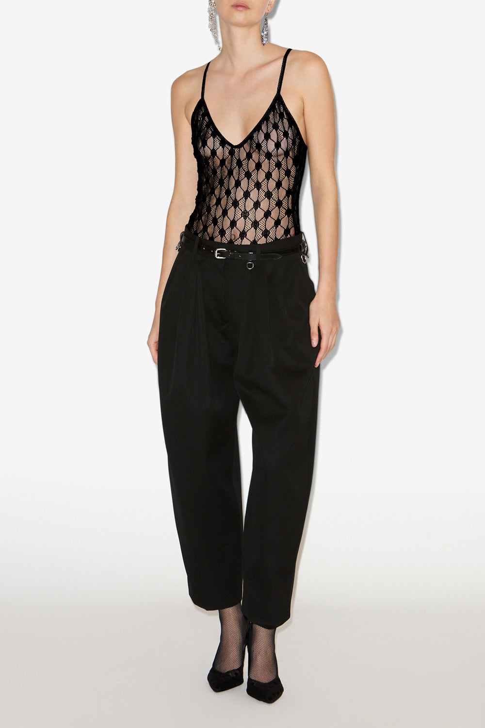 Bundfaltenhose janice - Schwarz - Woman - 2