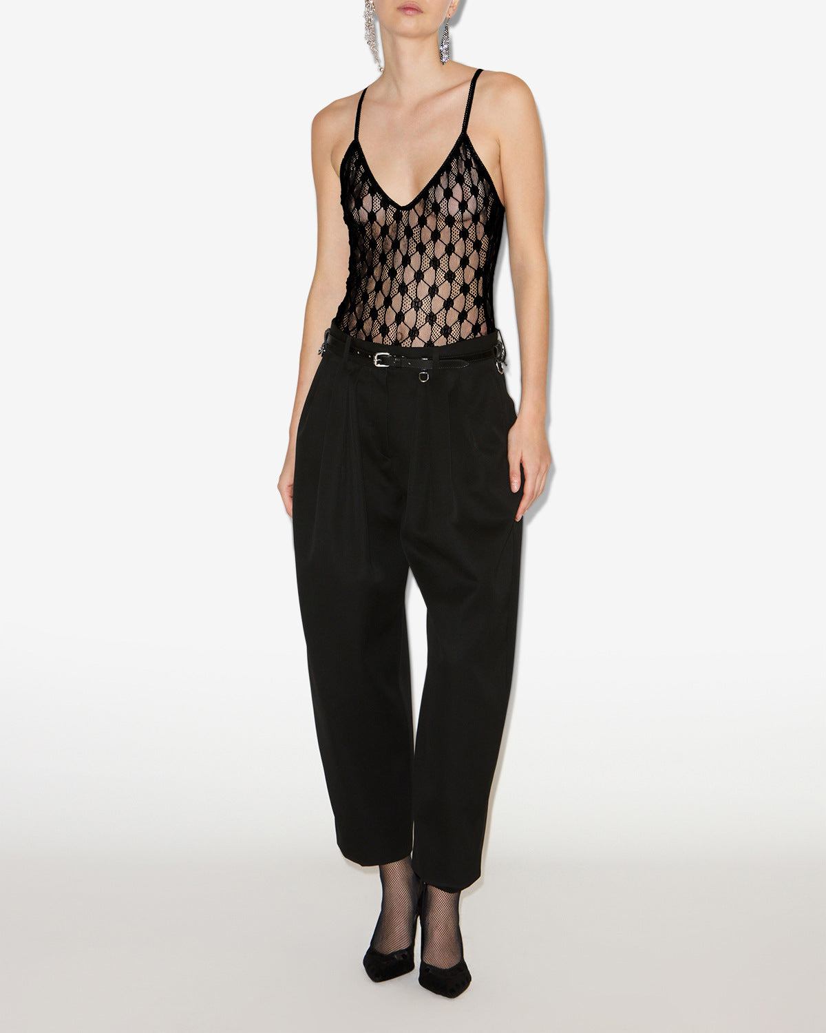 Pantalon à pinces janice - Noir - Woman - 1