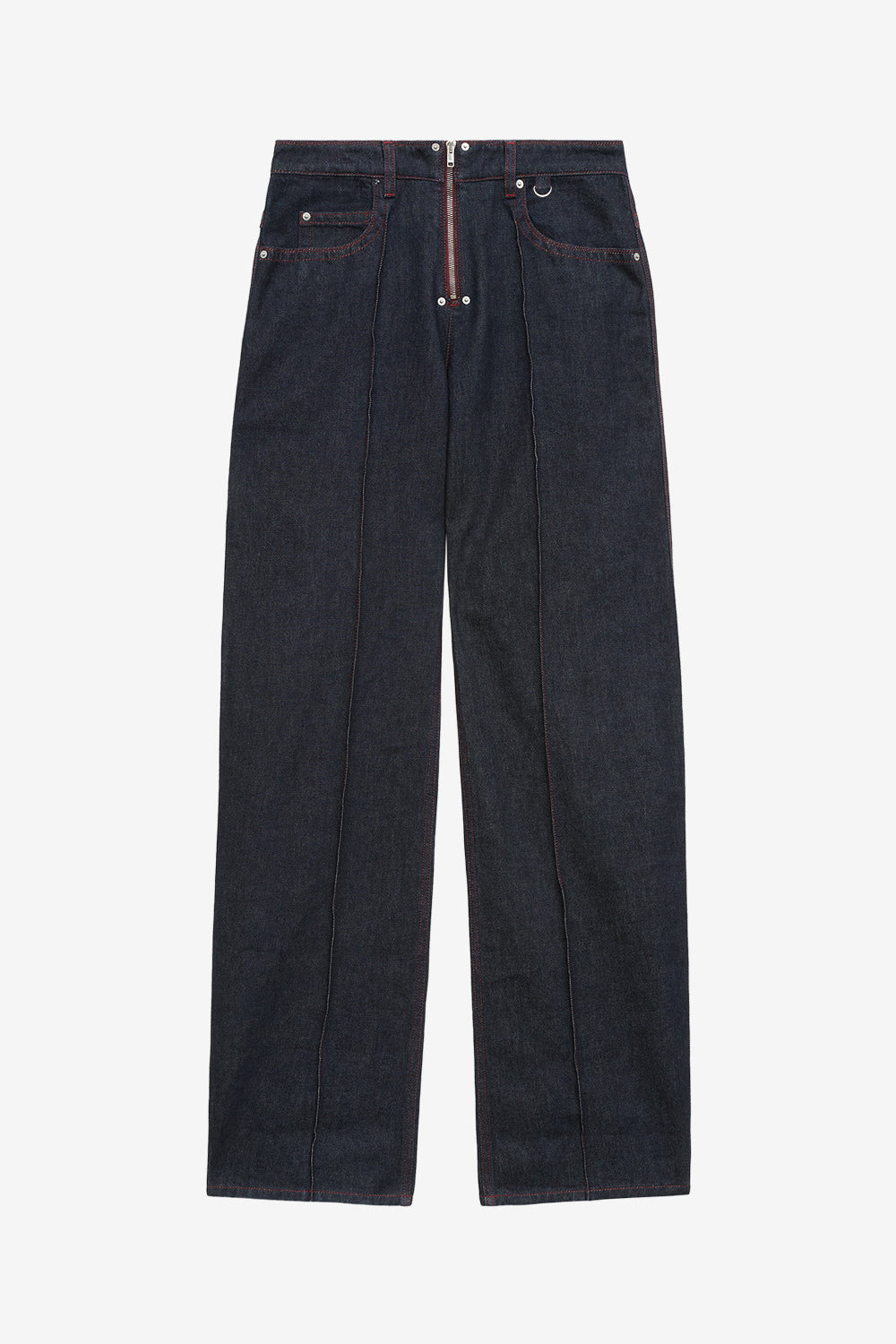 Stely コットン ワイドジーンズ - Dark midnight - Woman - 1