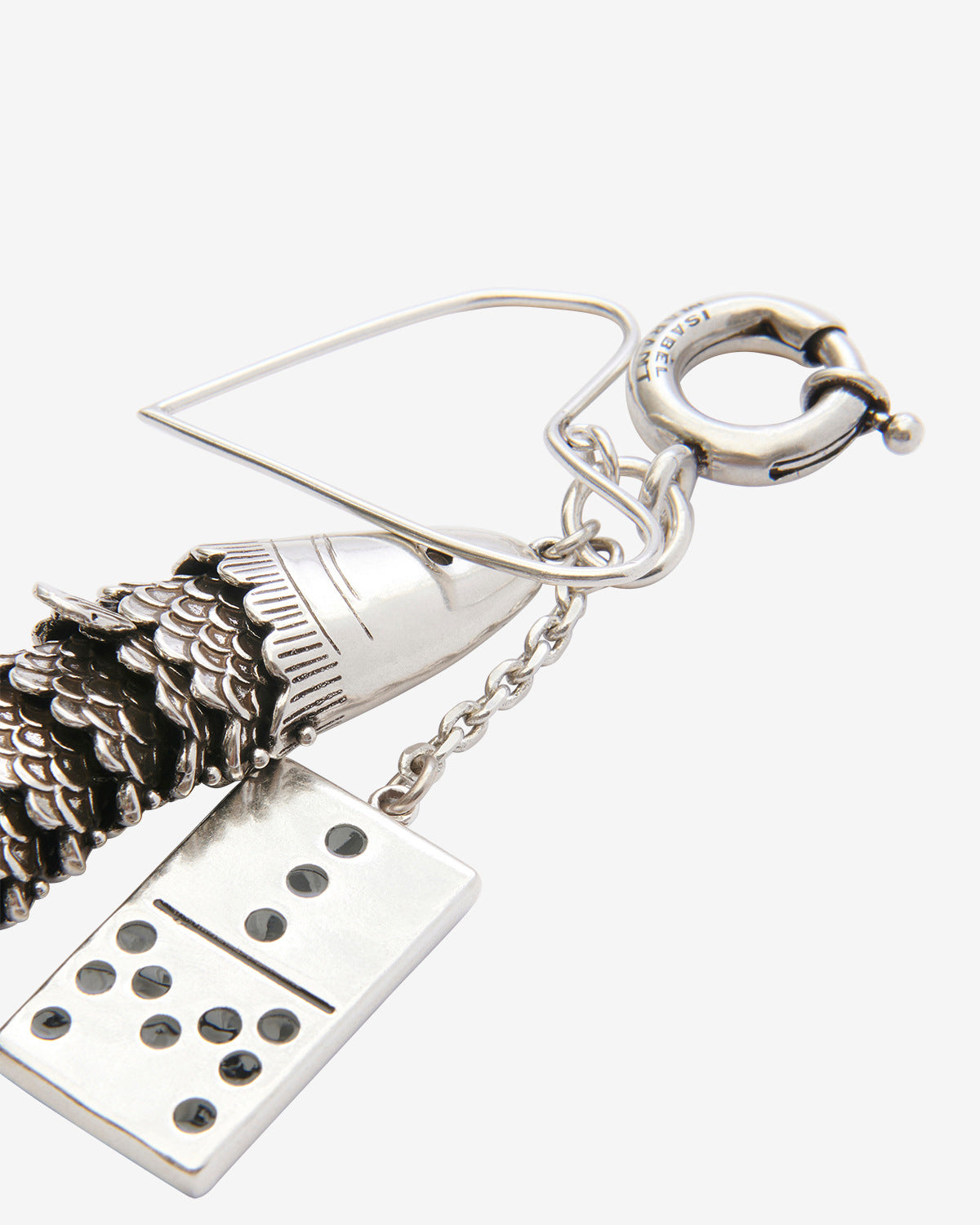 Abby key ring Woman Silver 2