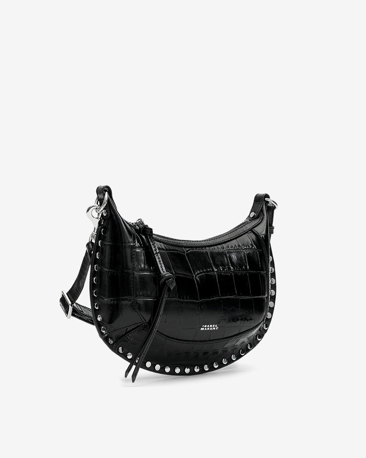 Oskan moon bag Woman Black and silver 2