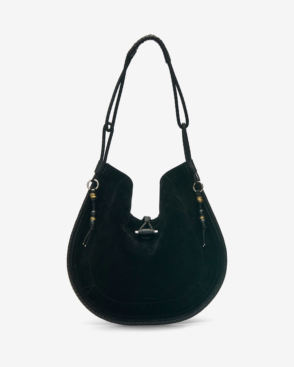 Oskan hobo soft bag Woman Black and silver 1
