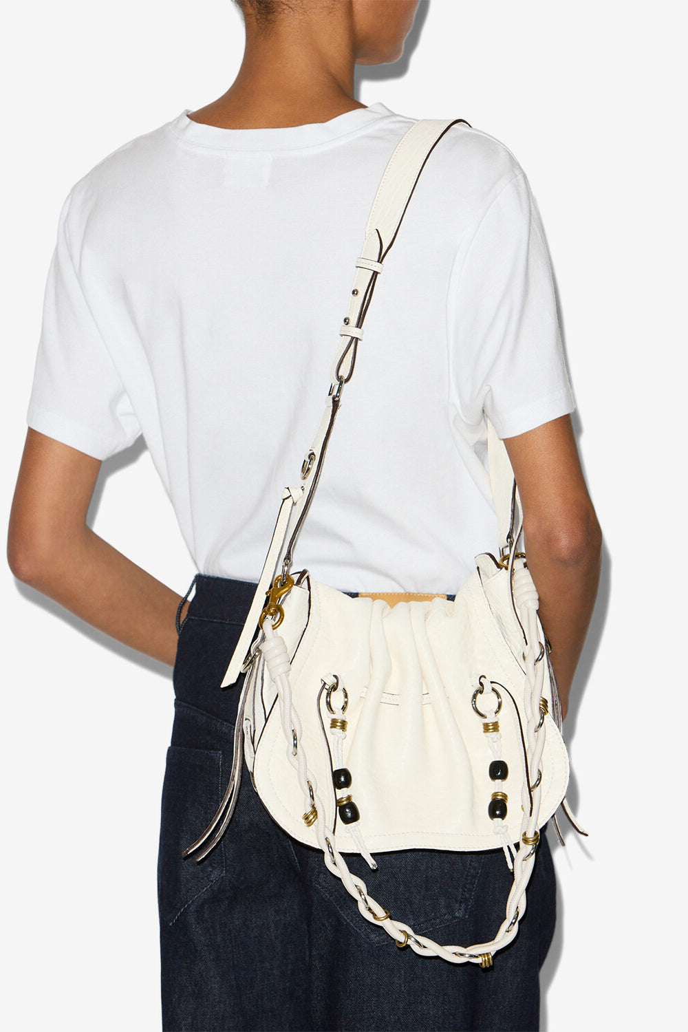 Schultertasche bolton aus leder - Beige - Woman - 4
