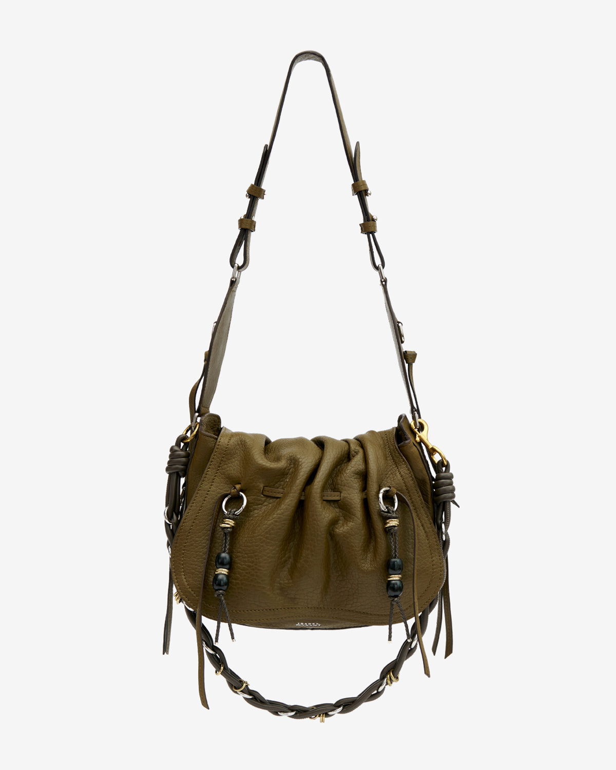 BOLTON SHOULDER BAG Woman khaki | ISABEL MARANT Official online store