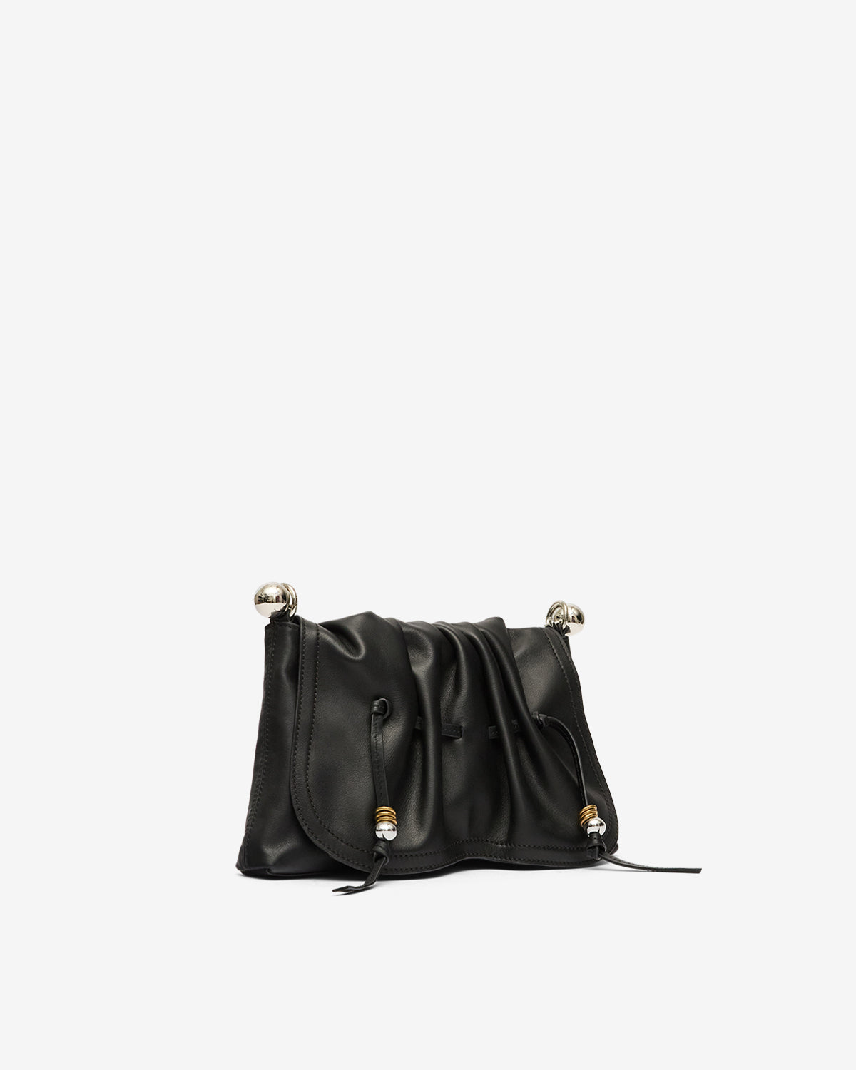 Bolso bolton pouch Woman Black and silver 1