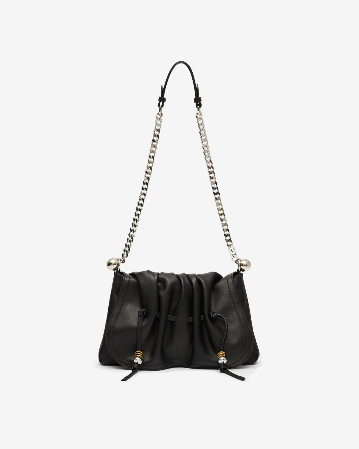 Bolso bolton pouch Woman Black and silver 4