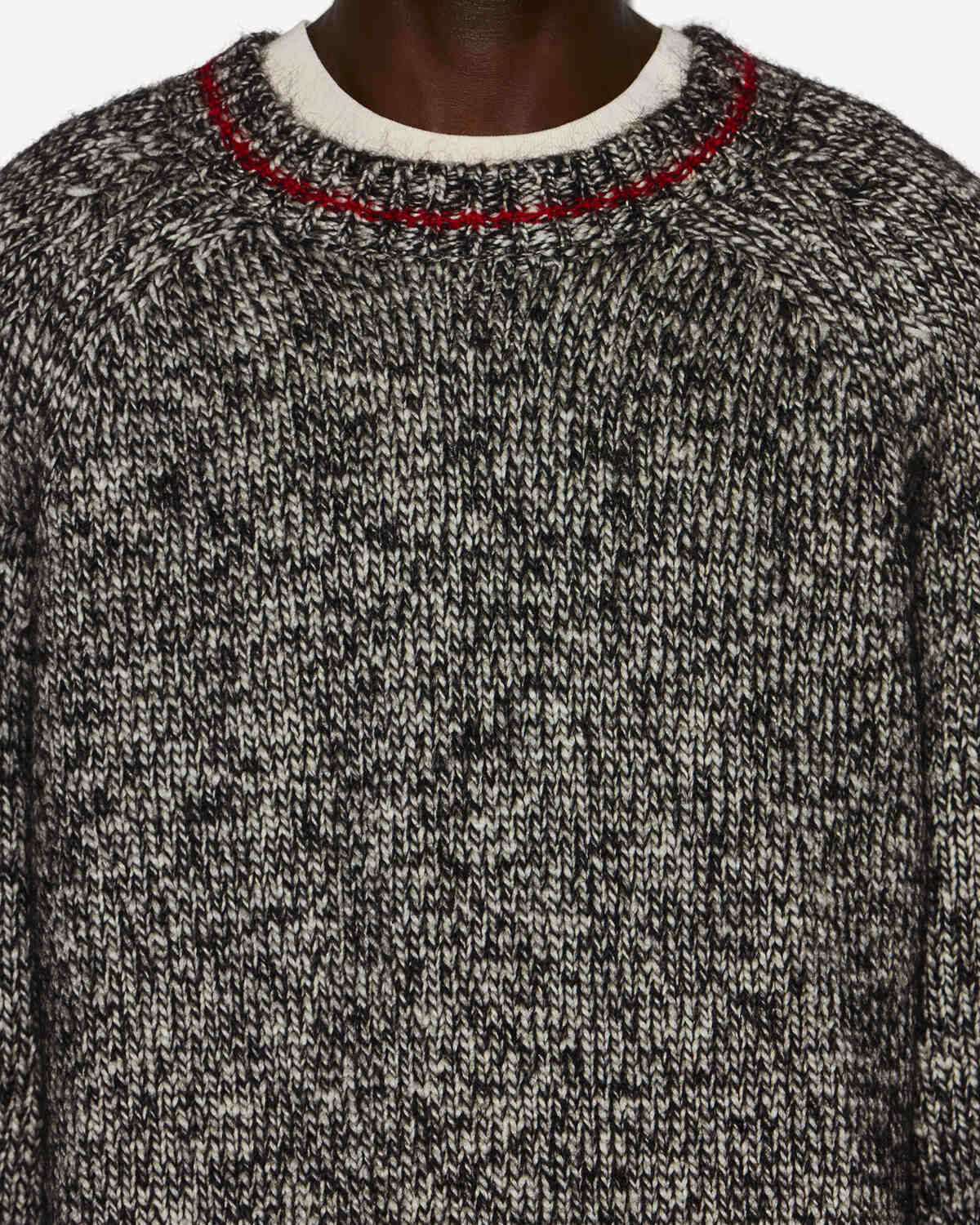 Maglione ivanhoa Man Ecru-anthracite 4