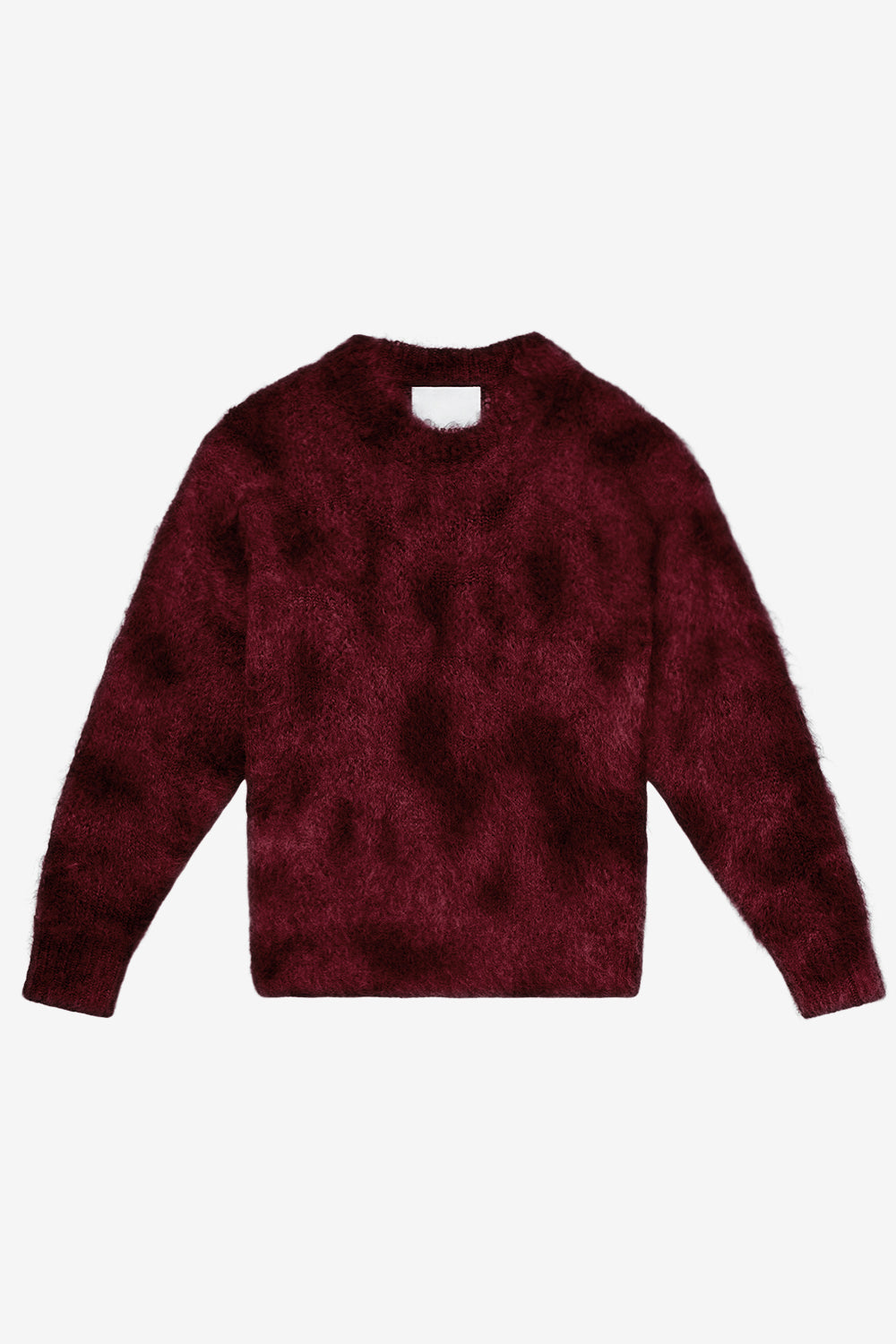 Miller kid mohair sweater - Deep red - Man - 1