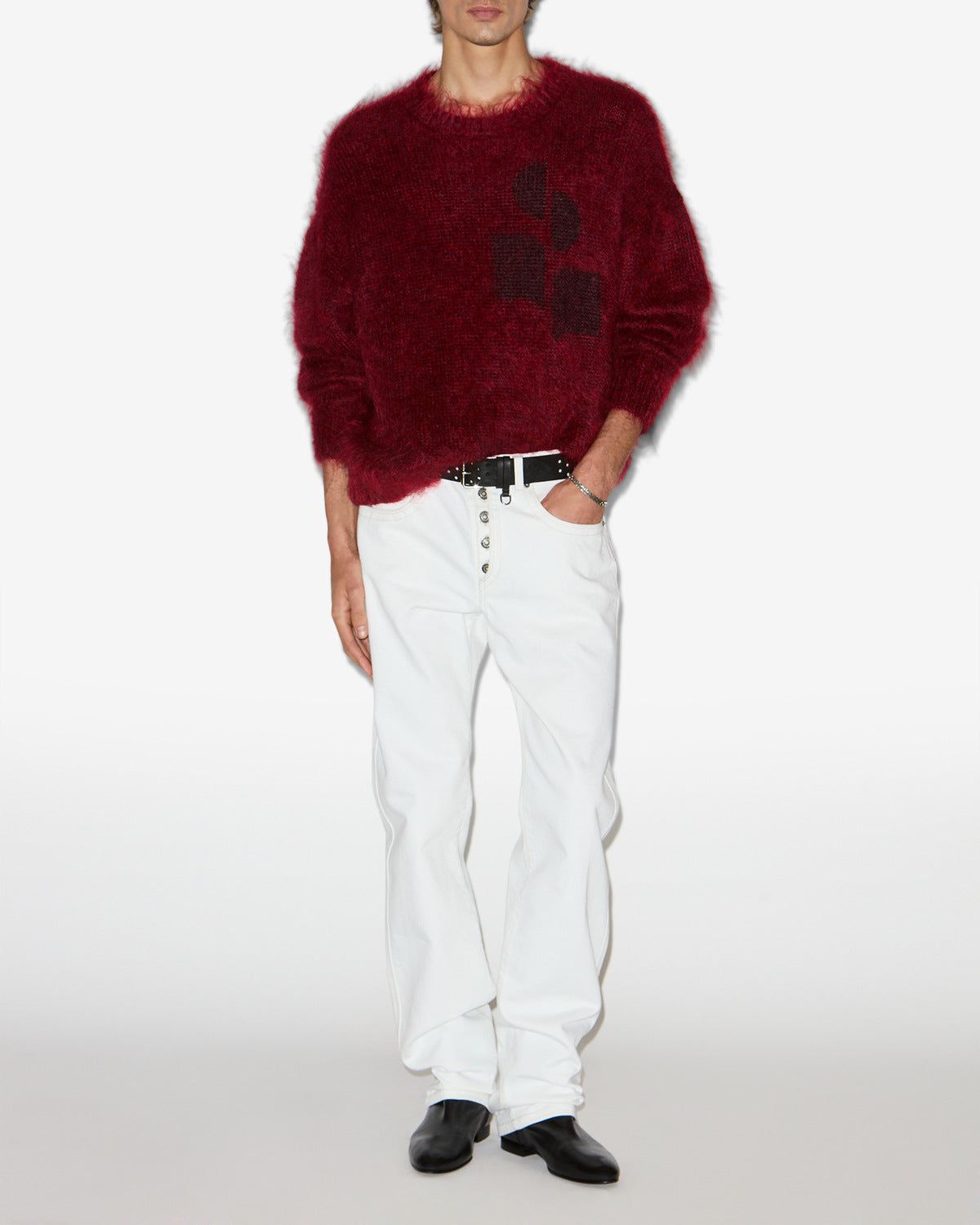 Pull mirello Man Deep red 4