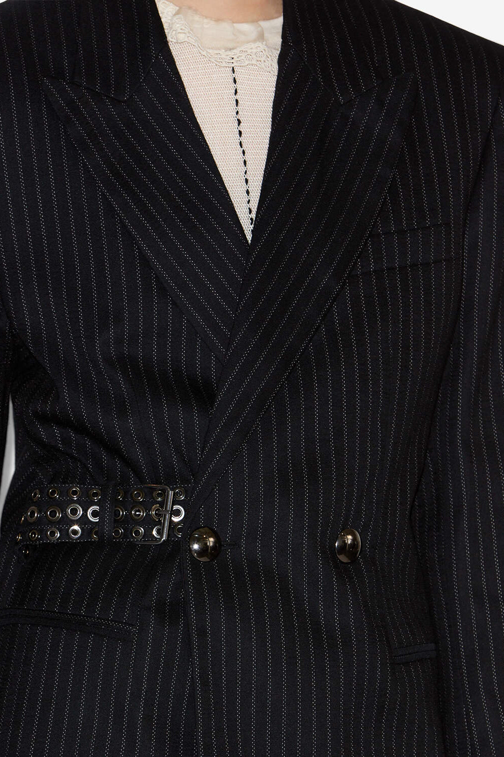 Blazer nahia mit streifen - Schwarz - Woman - 3