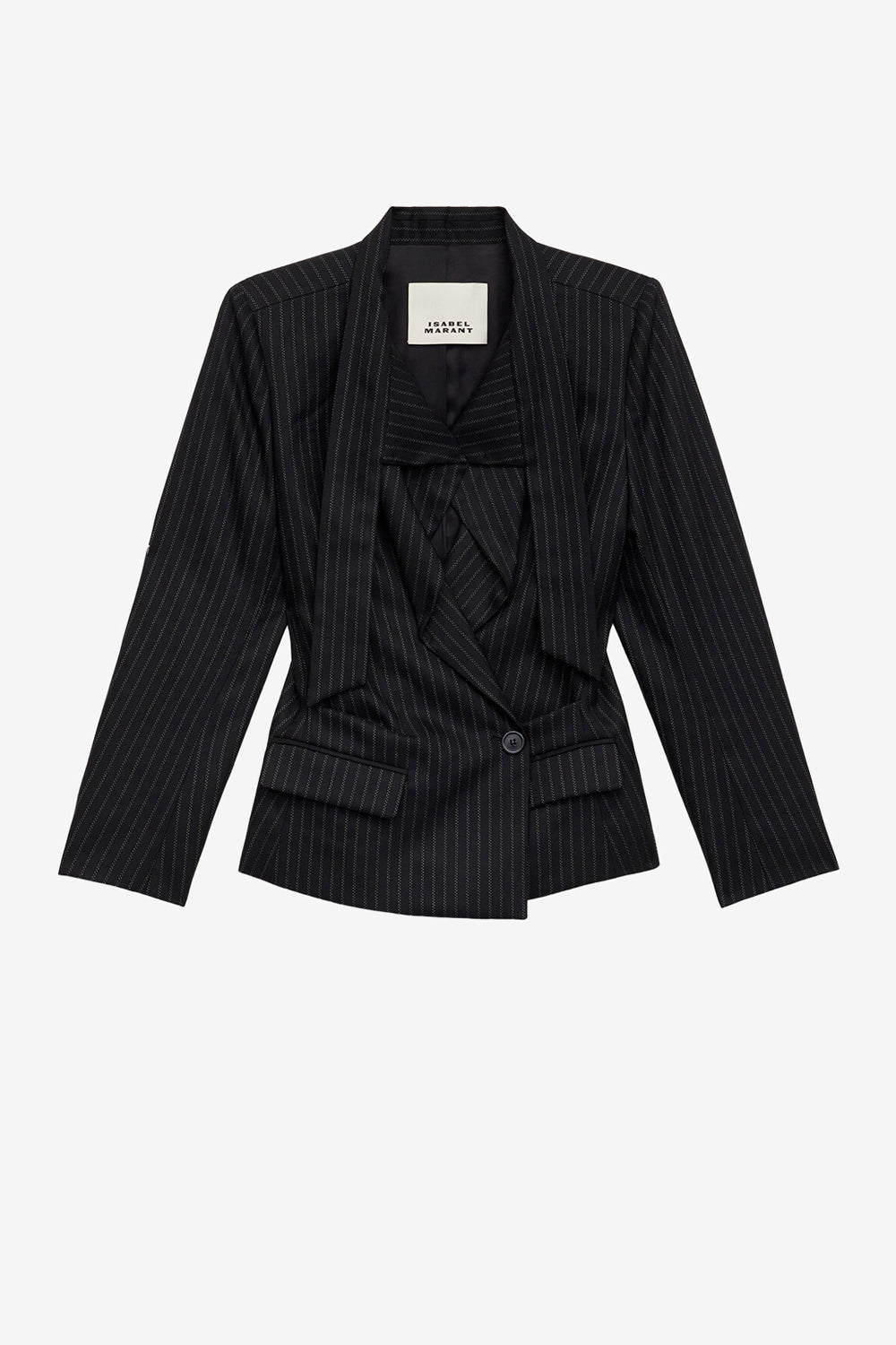 Blazer nelvia mit tennisstreifen - Schwarz - Woman - 1