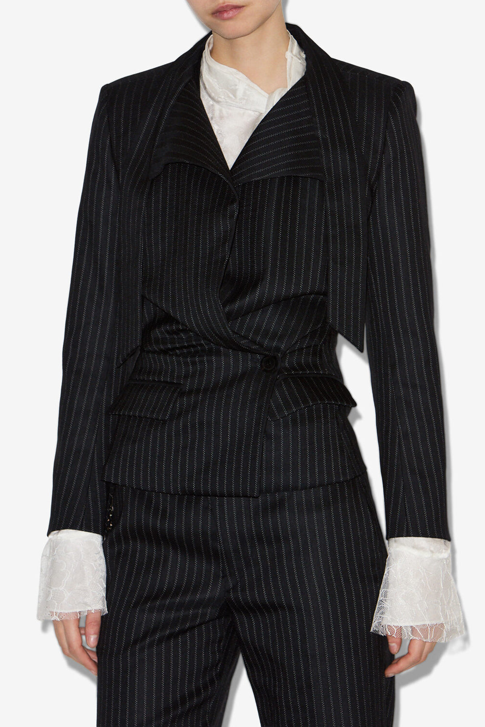 Blazer nelvia mit tennisstreifen - Schwarz - Woman - 4