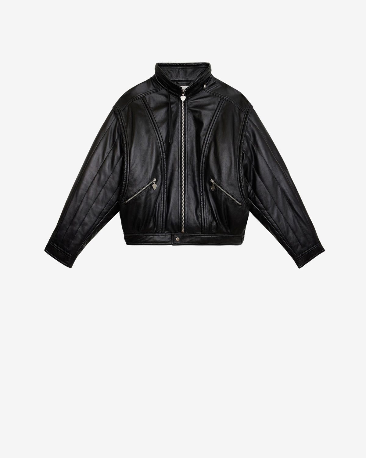 Yosri vintage leather jacket - Black - Man - 5