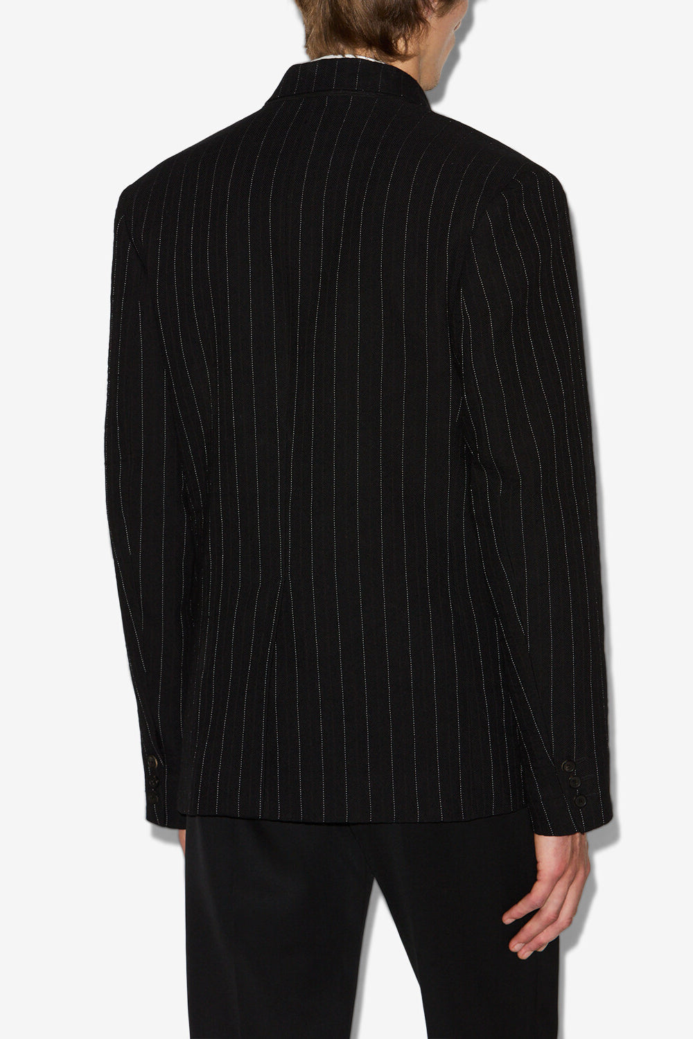 Meddie tennis stripe blazer jacket - Black - Man - 4