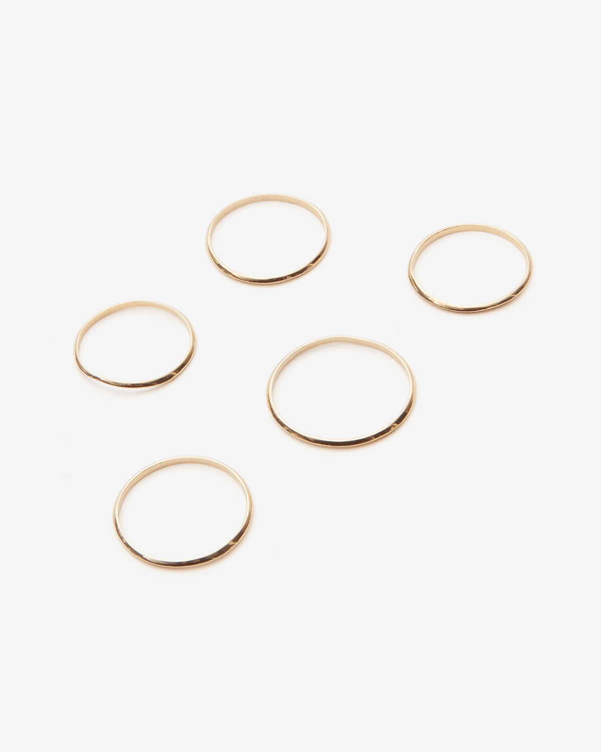 Billy brass ring set - Silver - Man - 3