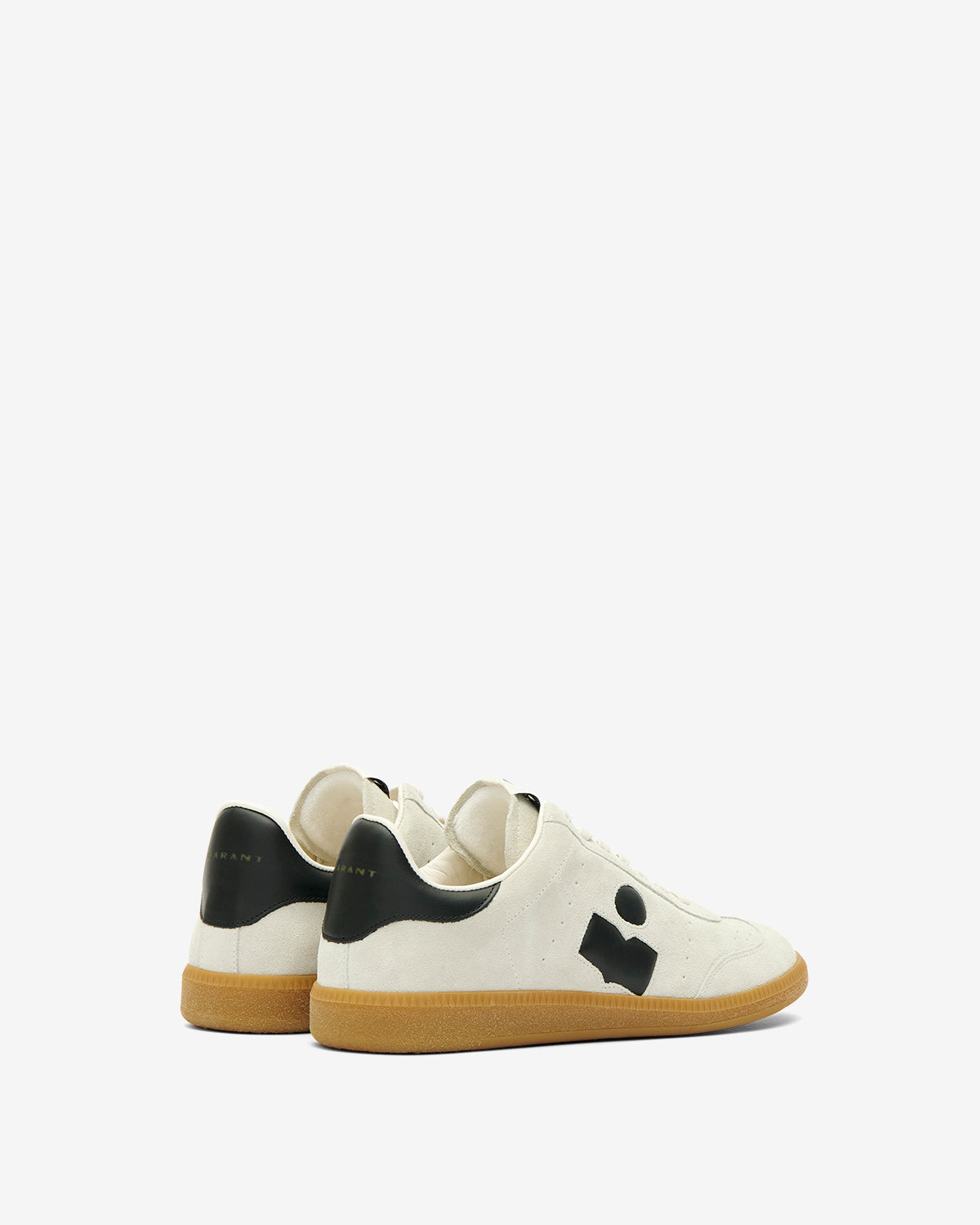 Sneakers brycy basse in pelle di vitello scamosciata - Beige and black - Man - 2