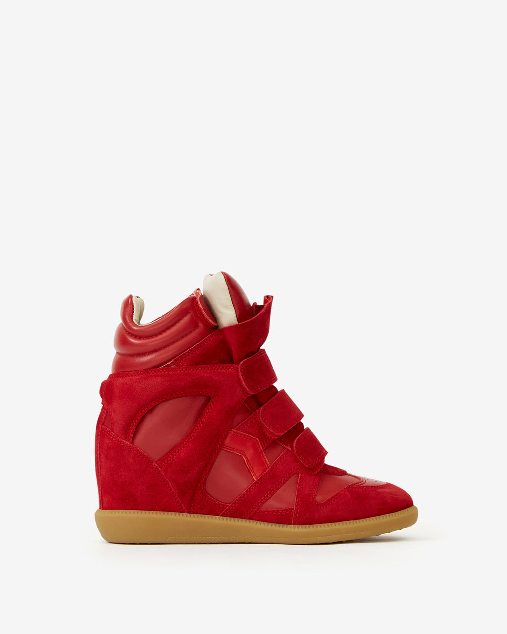 BASKETS BEKETT Femme rouge ISABEL MARANT Site Officiel