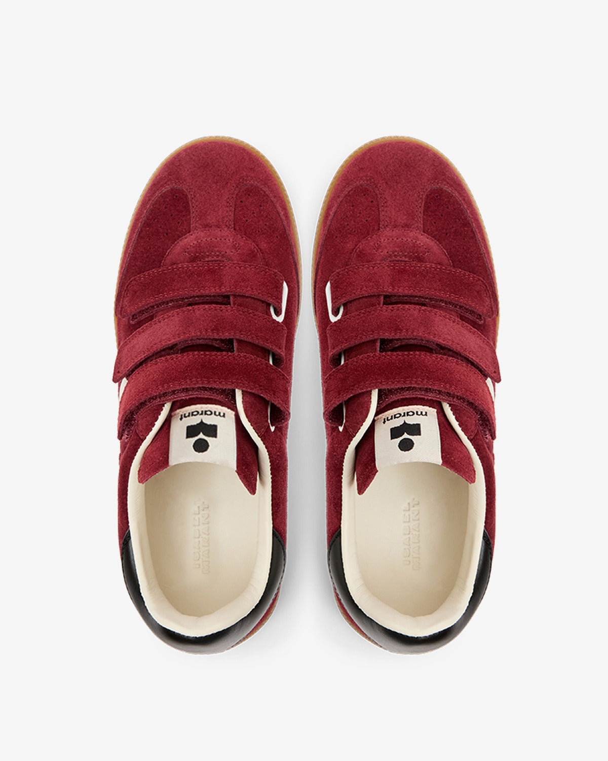 Beth sneakers Woman Burgundy-ecru 2