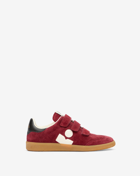 BETH SNEAKERS Woman burgundy-ecru | ISABEL MARANT Official online