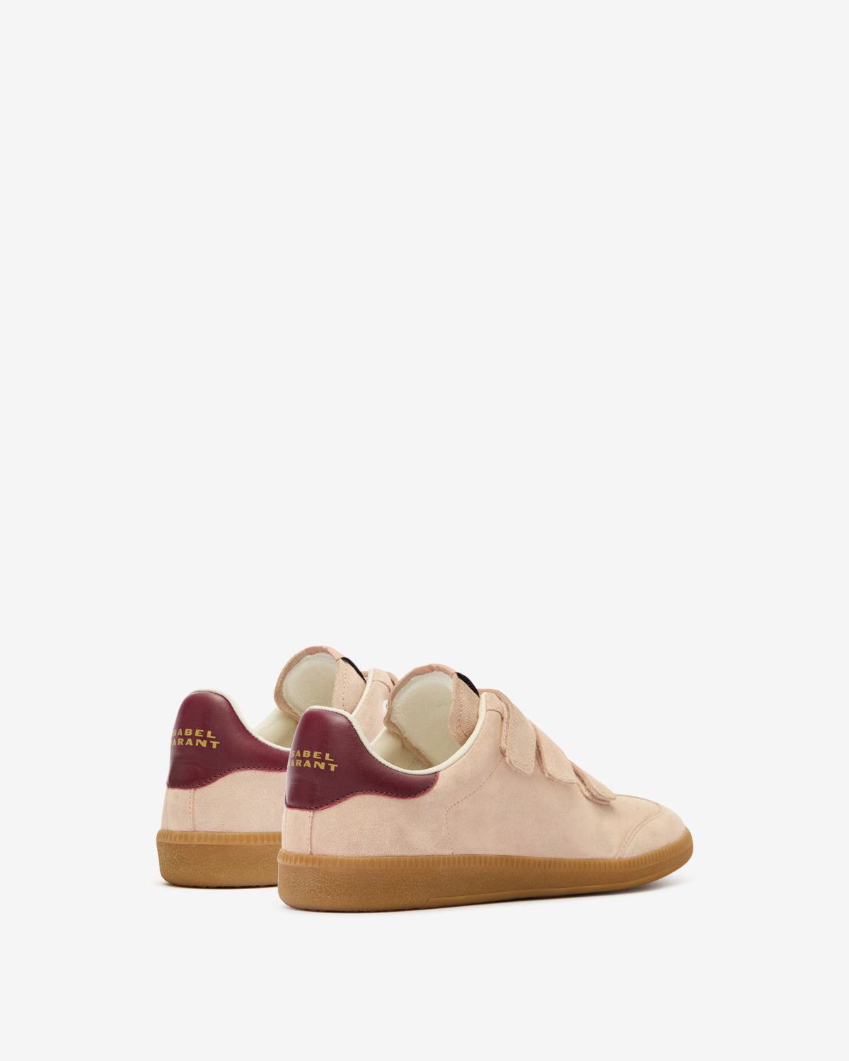 Zapatillas bajas de ante y cuero suave beth - Pale pink-peach - Woman - 2