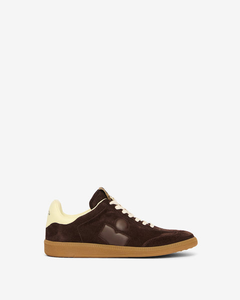 BRYCE SNEAKERS Woman chocolate - light yellow | ISABEL MARANT