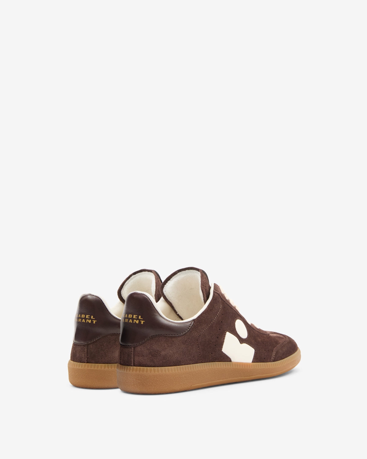 Bryce Sneakers Woman Chocolate/Milky White | ISABEL MARANT