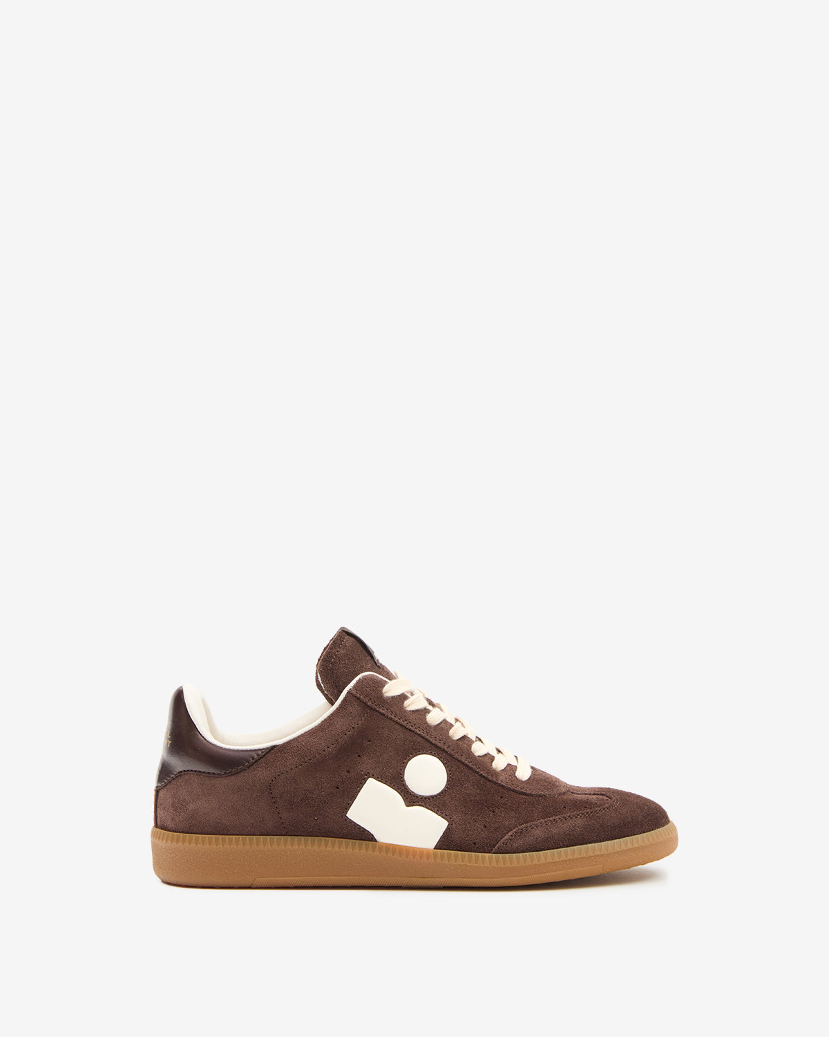 Bryce Sneakers Woman Chocolate/Milky White | ISABEL MARANT