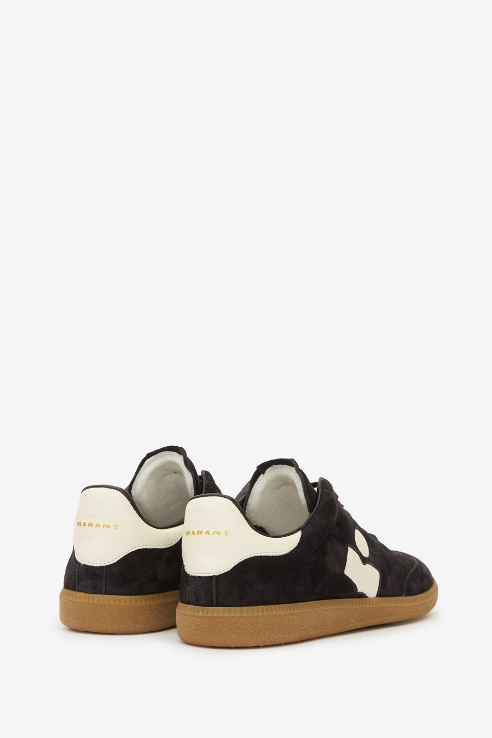 Bryce low-top suede calfskin leather sneakers - Faded black/chalk - Woman - 2