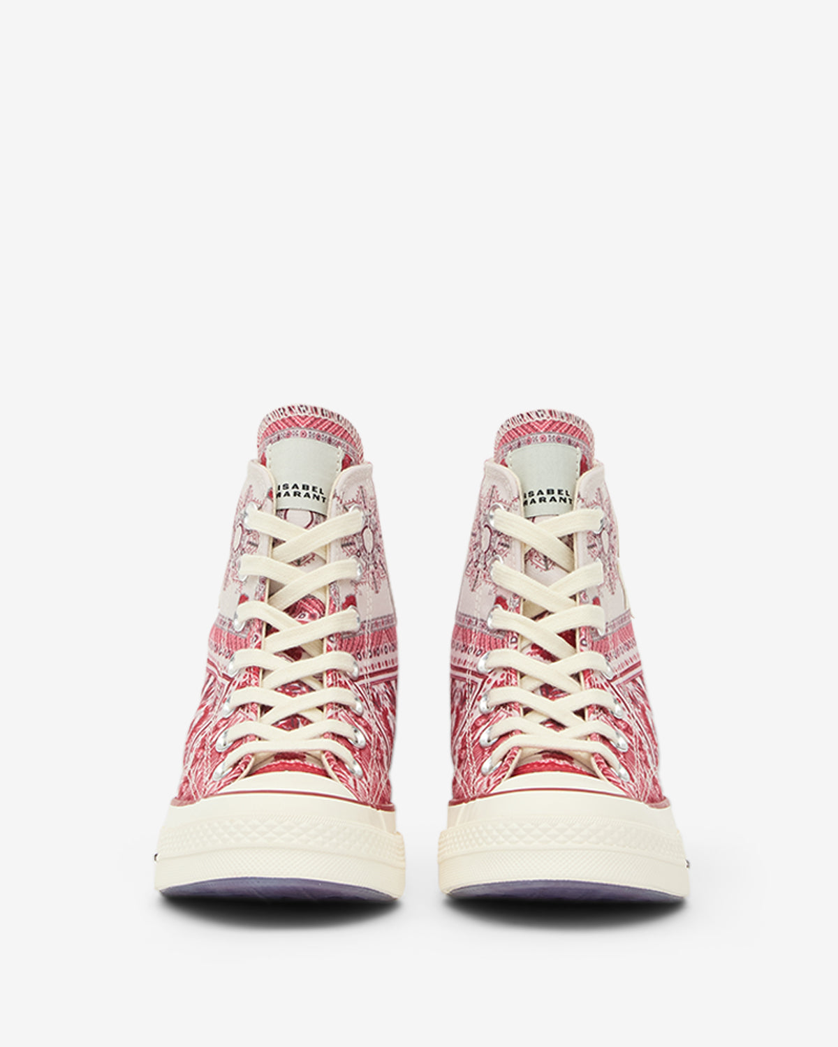 Isabel marant x converse 척 웨지 플랫폼 스니커즈 - Vanilla/ice/red/black - Woman - 4