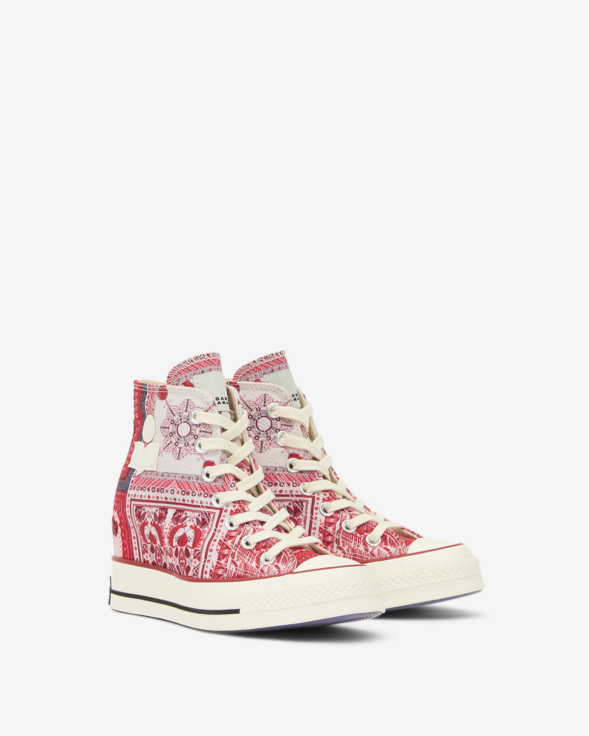 Isabel marant x converse 척 웨지 플랫폼 스니커즈 - Vanilla/ice/red/black - Woman - 3