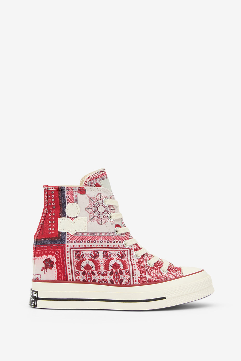 Isabel marant x converse 척 웨지 플랫폼 스니커즈 - Vanilla/ice/red/black - Woman - 1