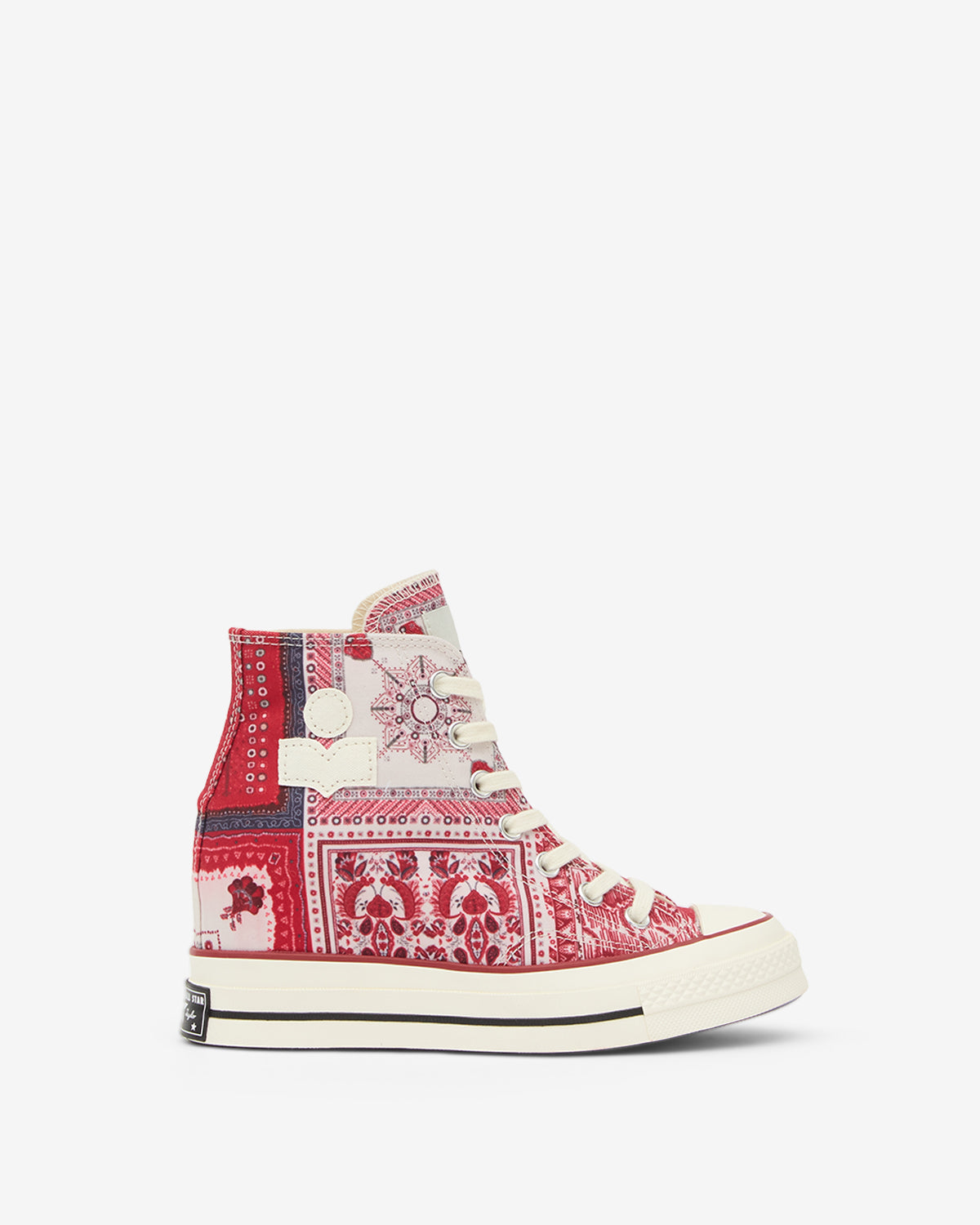 Isabel marant x converse 척 웨지 플랫폼 스니커즈 - Vanilla/ice/red/black - Woman - 1