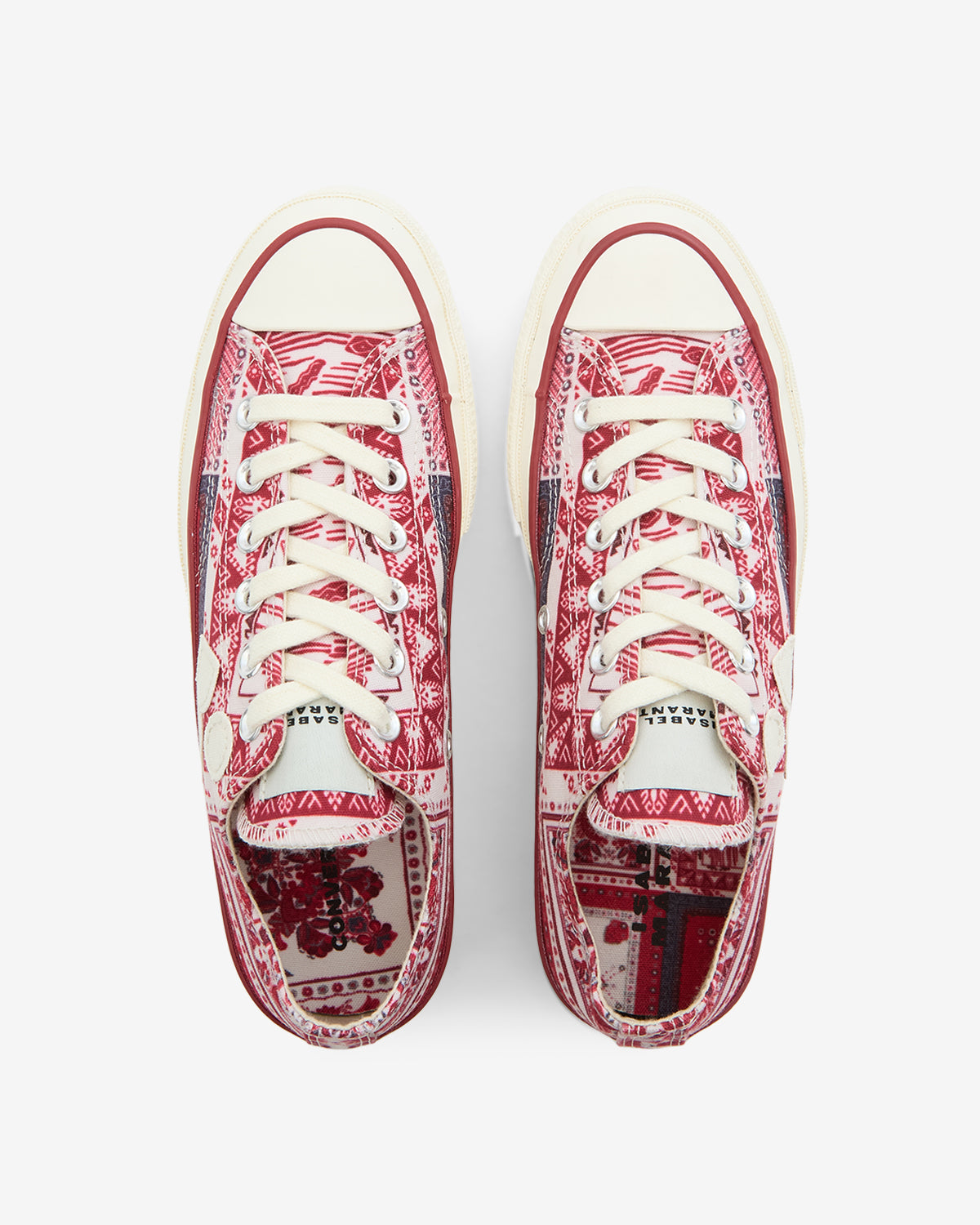 Isabel marant x converse chuck 70 low-top sneakers - Vanilla/ice/red/black - Woman - 4