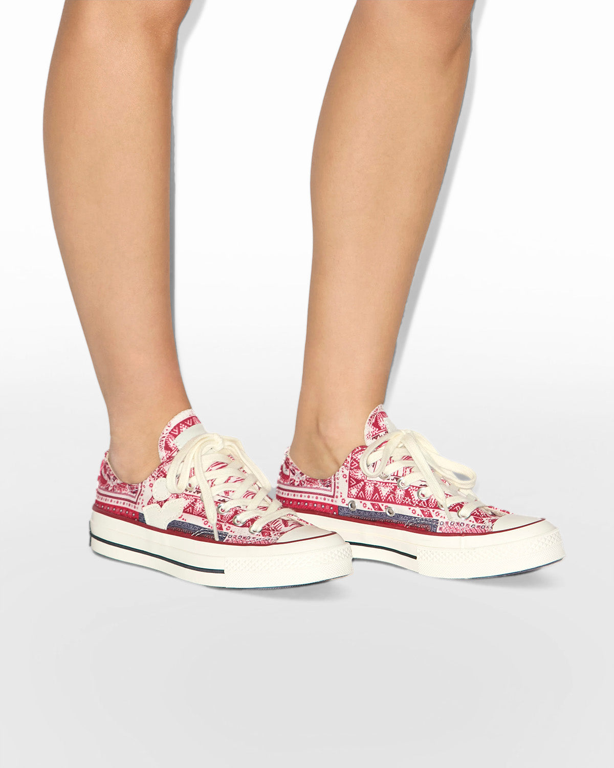 Isabel marant x converse chuck 70 low-top sneakers - Vanilla/ice/red/black - Woman - 5