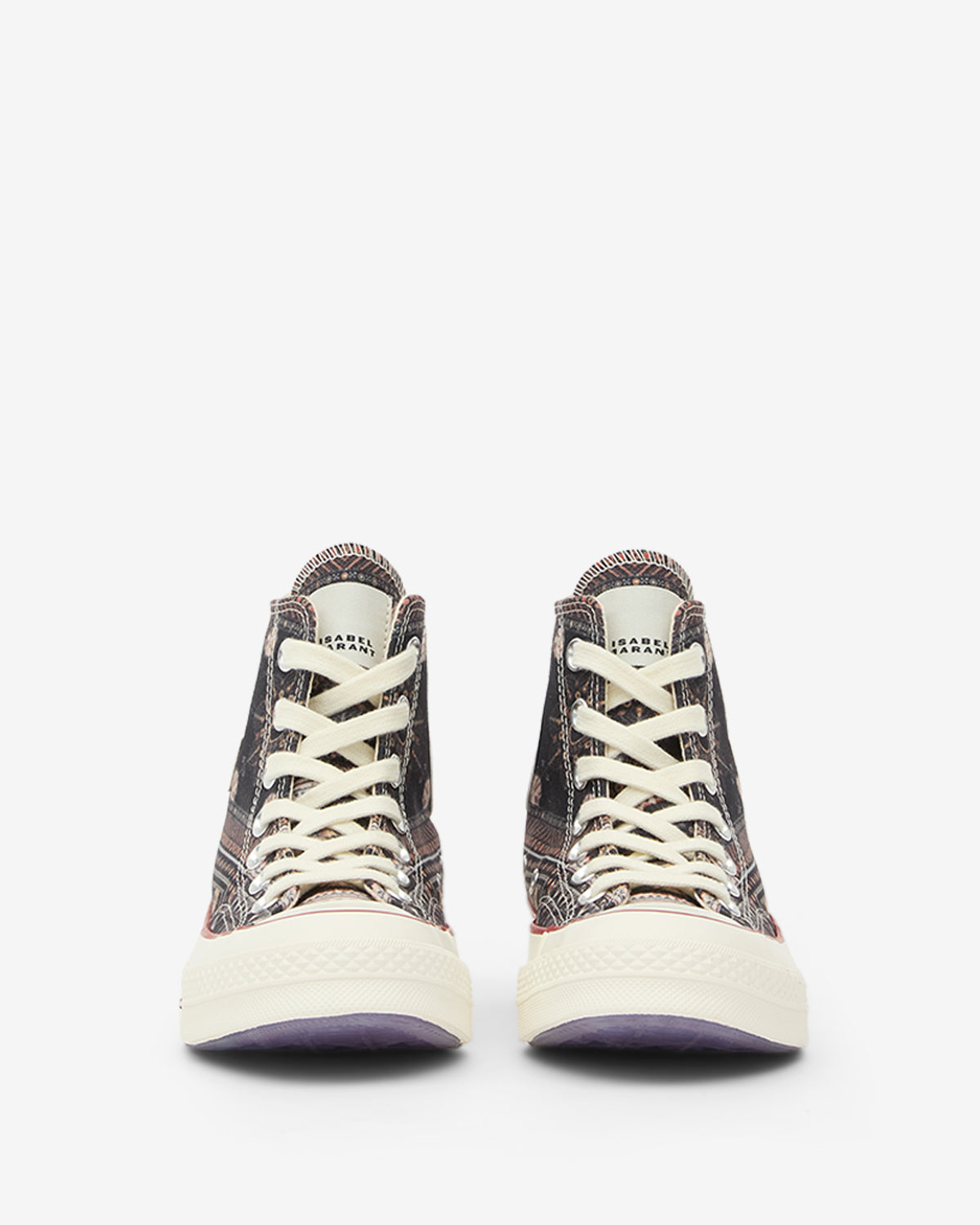 Unisex chuck 70 hi sneakers Woman Black/vanilla ice/red 2