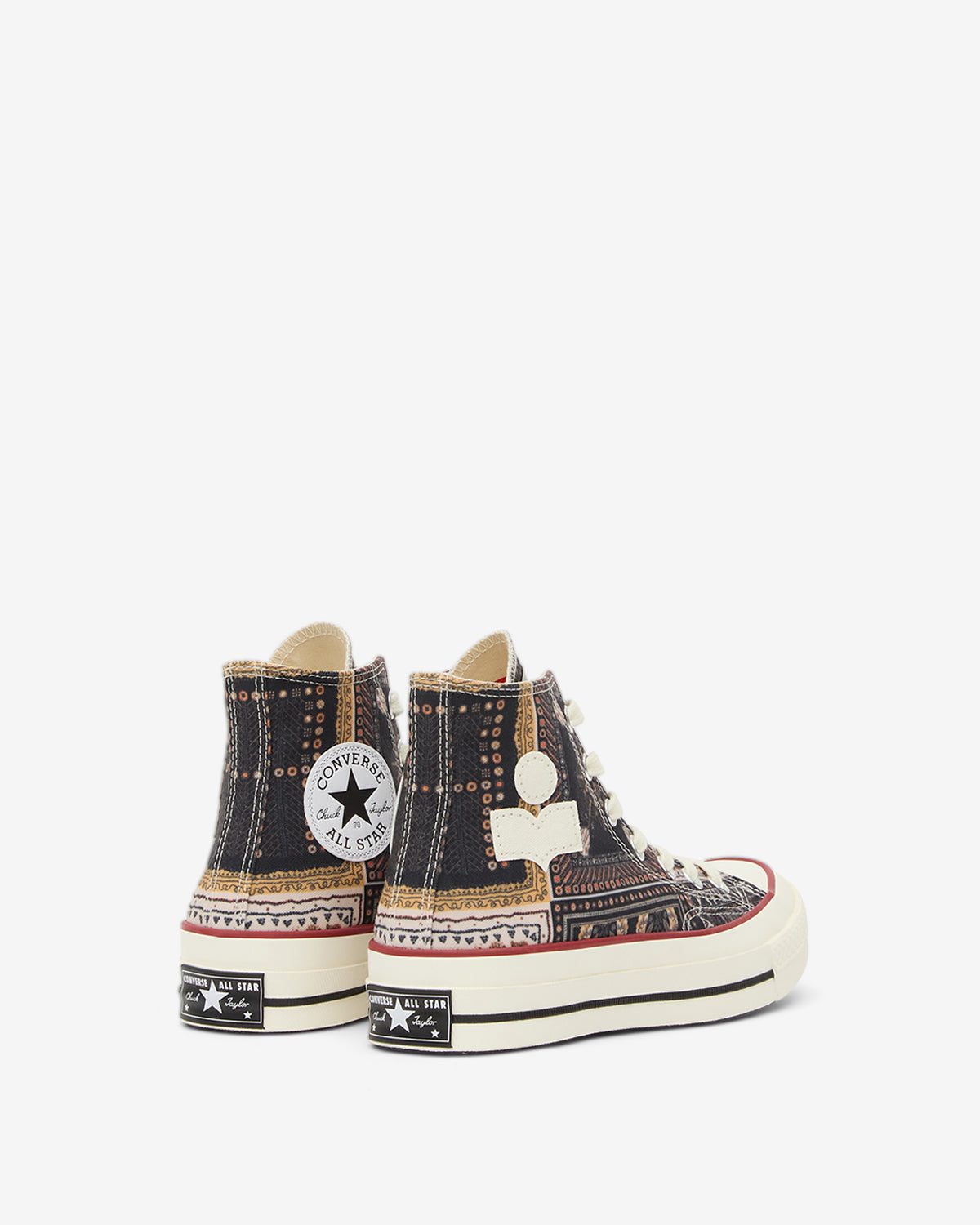 Isabel marant x converse 척 70 하이탑 스니커즈 - Black/vanilla ice/red - Woman - 2