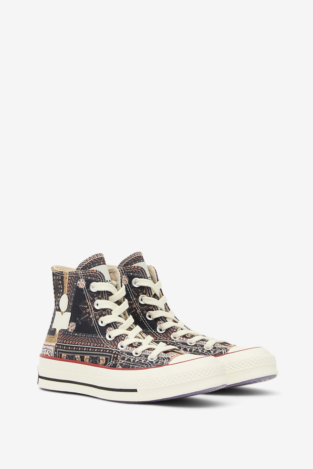 Zapatillas chuck 70 altas isabel marant x converse - Black/vanilla ice/red - Woman - 3