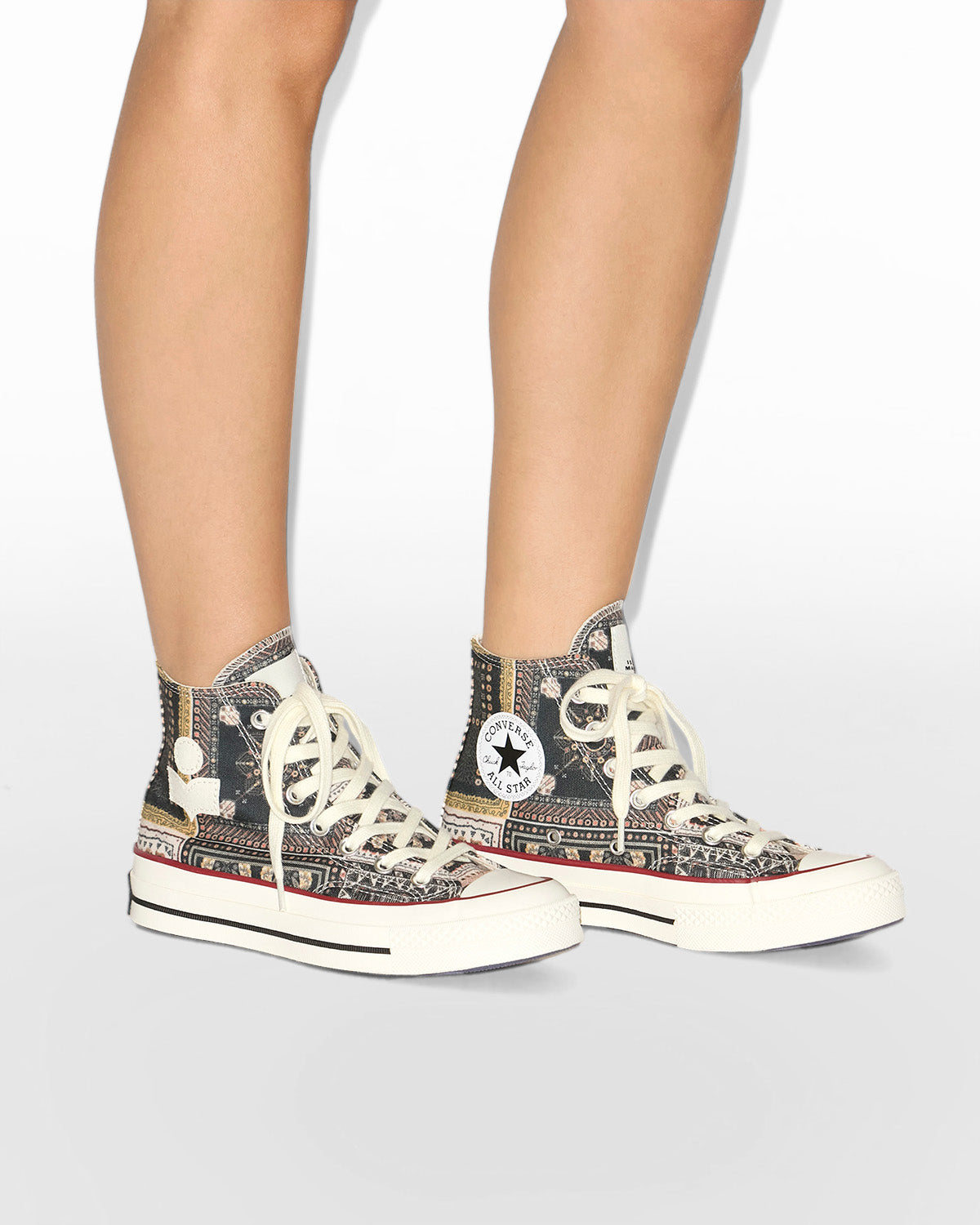 Isabel marant x converse 척 70 하이탑 스니커즈 - Black/vanilla ice/red - Woman - 6