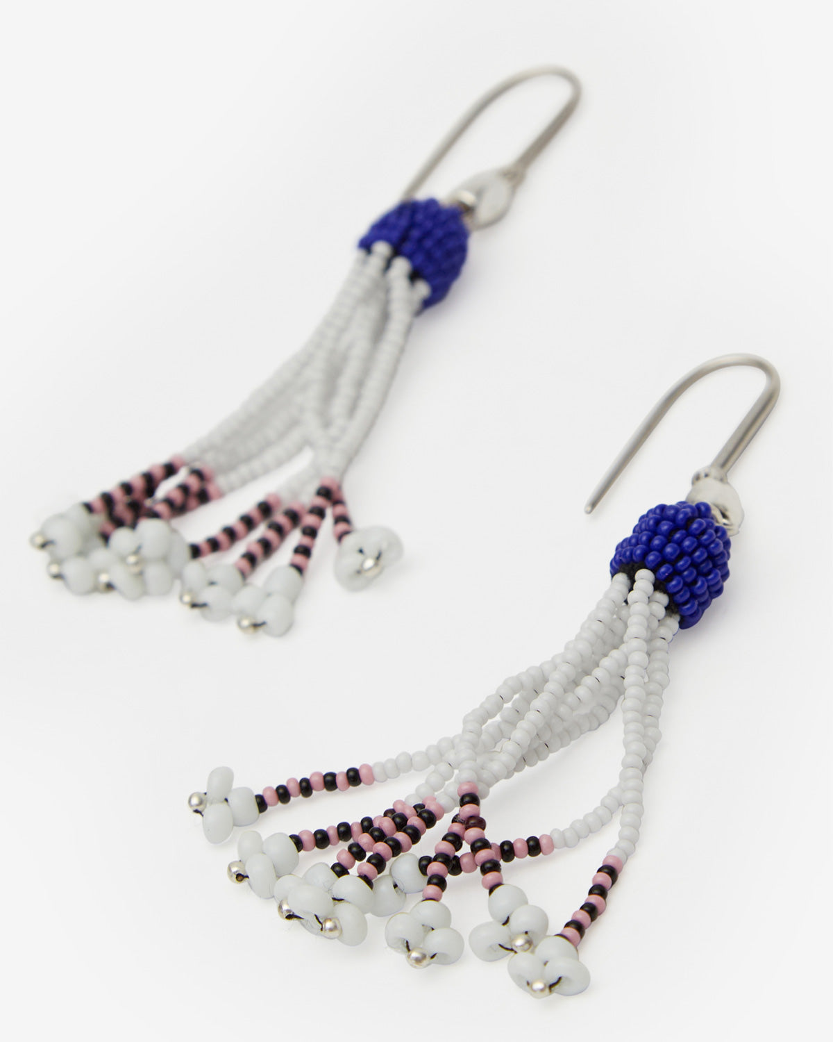 Nuna earrings Woman White and silver 1