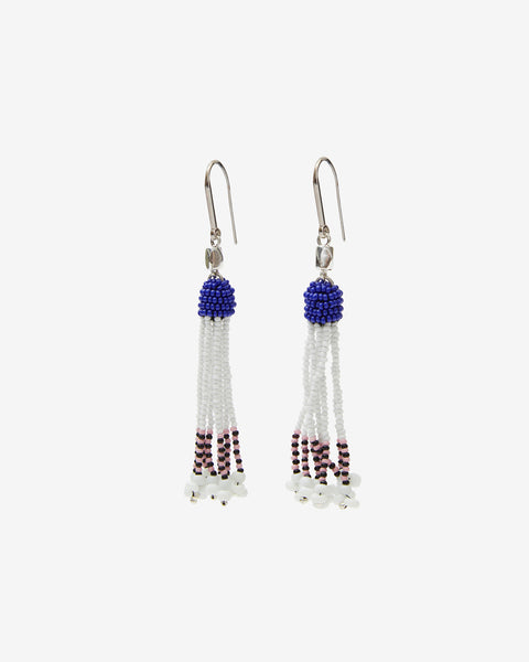 NUNA EARRINGS Woman white and silver | ISABEL MARANT Official