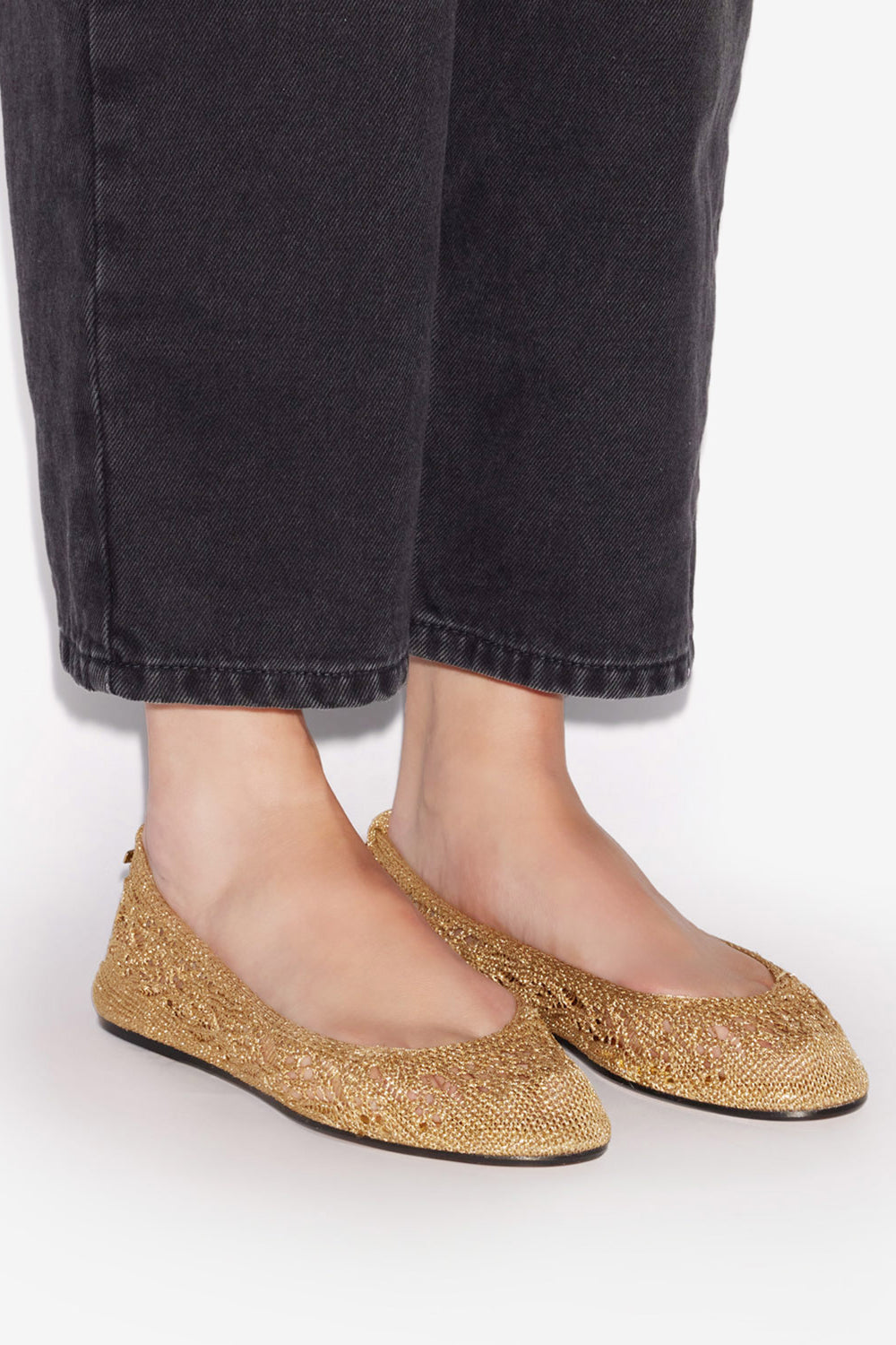 Ballerines belna gehäkelt - Golden - Woman - 5