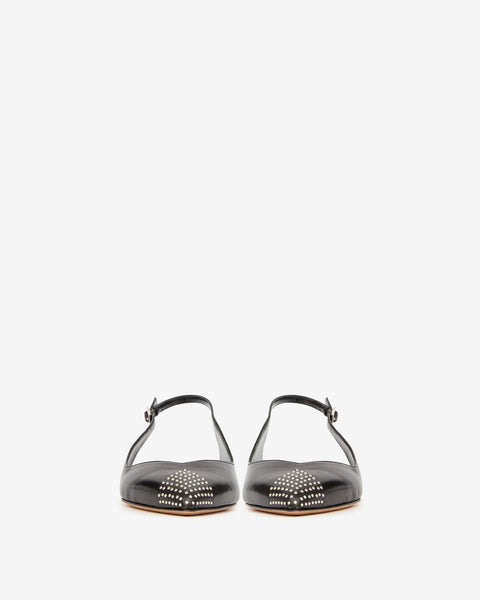 サンダル・ミュール Isabel Marant BRANEE FLAT SLING BACK (BN0013FAC1A05S 01BK) 25PBN0013FA-C1A05S-01BK-